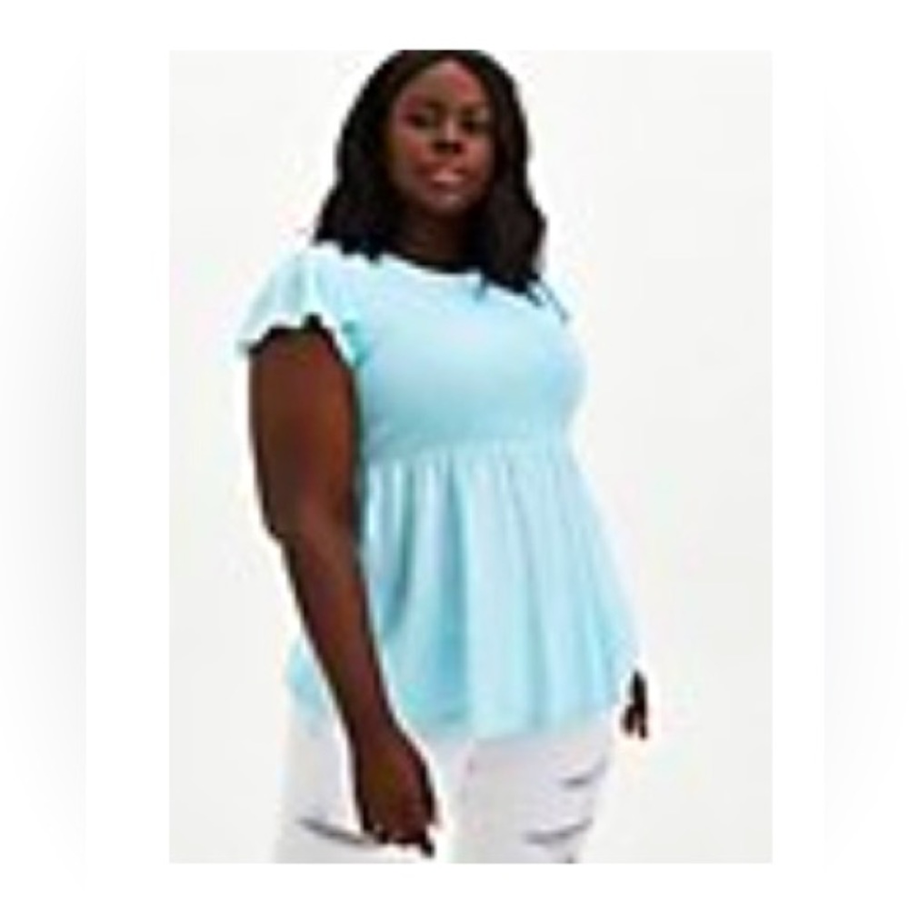 NWT Torrid smocked top